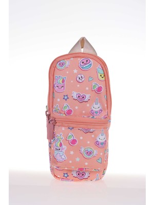 Kaukko Nature Jr Bag Kalem Çantası Unicorn Somon K2323