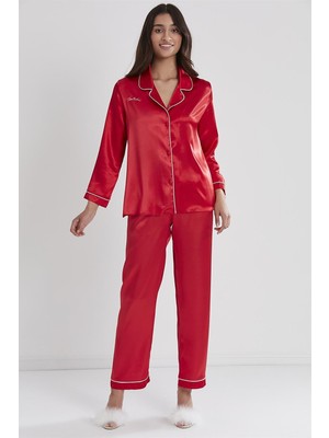 Pierre Cardin 1200 Saten Pijama Takımı