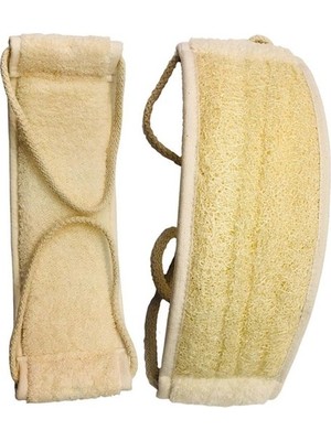 Ofis Uzun Kabak Lifi Naturel Kese Ipli Sırt Banyo Kesesi Loofah Hamam