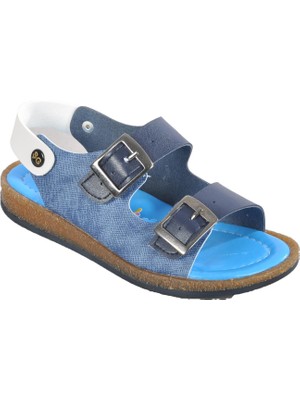 Şiringenç Lacivert-Mavi Çocuk Sandalet