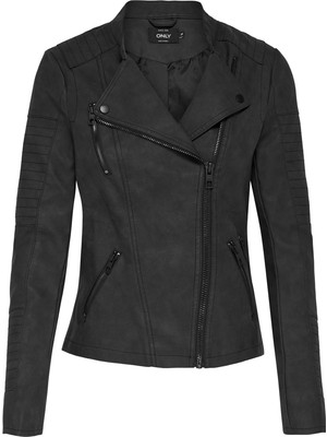 Only Kadın Ceket Onlava Faux Leather Biker Otw Noos
