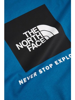 The North Face Redbox Erkek Tişört Mavi