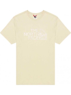 The North Face Woodcut Dome Erkek Tişört Bej