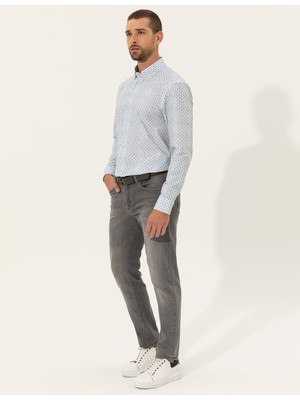 Pierre Cardin Erkek Zümrüt Slim Fit Gömlek 50249782-VR055