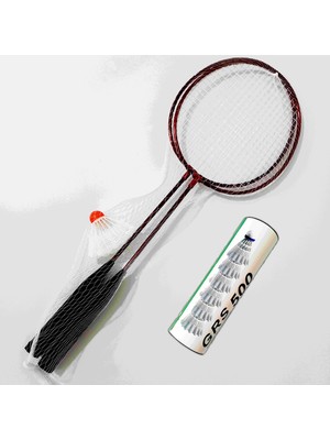 Badminton Seti 2 Raket 6 Top