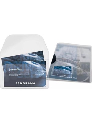 3L 3l, 3l 6825-10 Kapaklı Kartvizit Cepleri 105X60 mm Şeffaf 10`lu