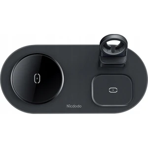 Ch-7061 3İn1 15W Çoklu Magsafe Tws Kulaklık,Watch Saat Ve Telefon Şarj Ünitesi-Siyah