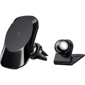 Ch-7071 15W Magsafe İp 12 Ve İp13 Serileri İle Uyumlu Wireless Şarjlı Araç Telefon Tutucu-Siyah