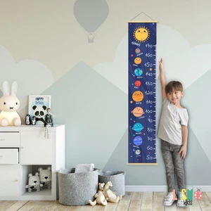 Gezegenler Ip Askılı Kanvas Boy Ölçer