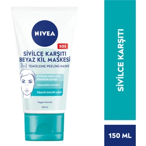 3'ü 1 Arada Beyaz Kil Maskesi 150 ml
