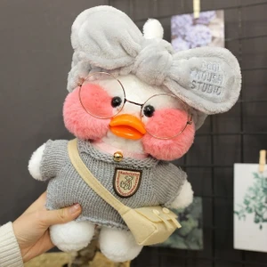 Hulv 30cm Oyuncak Peluş Ördek - Gri (Yurt Dışından)