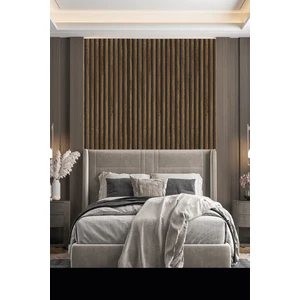 2061 Lambri Panel Ahşap Duvar Çıtası Desenli Vinil Duvar Kağıdı 5,30 M²
