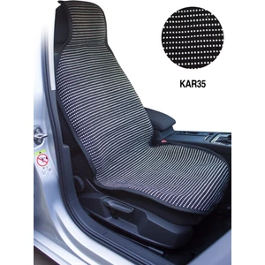 Oto Türk Universal Koltuk Kılıf Terletmez Minder Kilim 3'lü Siyah-Beyaz