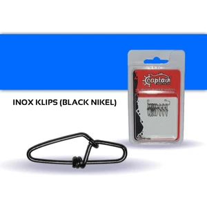 5017 Sahte Balık Klipsi Snap Strong 10&#039;LU Paket Black Nikel