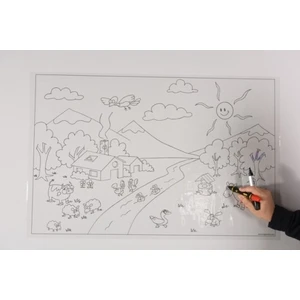 Sihirli Tahta Boyama Etkinlik Çalışması 56X85CM Sihirli Akıllı Statik Kağıt Tahta