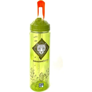 Yeşil Amazon Tritan Pipetli Matara 600ML
