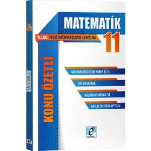 E-Kare 11. Sınıf Matematik Konu Özetli Soru Bankası Seti