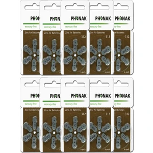 NO:312 Işitme Cihazı Pili 10 Paket 60'lı