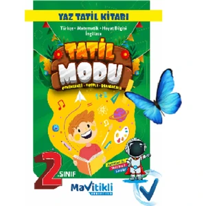 Mavitikli Yayıncılık 2.sınıf Yaz Tatil Kitabı-Mavitikli Yayıncılık Tatil Modu
