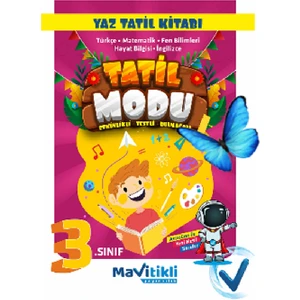 Mavitikli Yayıncılık 3.sınıfyaz Tatil Kitabı - Mavitikli Yayıncılık Tatil Modu