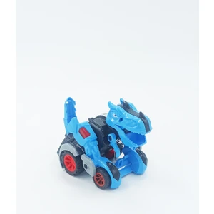 Dinozor Araba Dinozor Robota Dönüşen Sürtmeli Özellikli Sevimli Dinozor Araba 16CM.