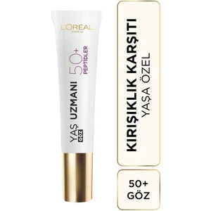 L'Oréal Paris 50+ Göz Kremi Kadınlar İçin 15 ml Kırışıklık ve Şişkinlik Azaltıcı