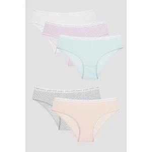 Kız Çocuk Enjoy 5li Pack Slip Külot