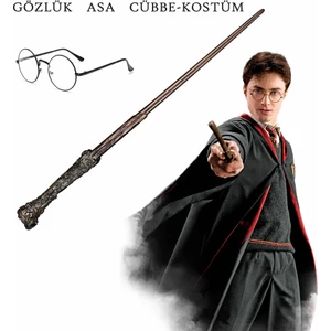 Harry Potter Pelerin Gryffindor Kostüm Cübbe - Asa - Gözlük
