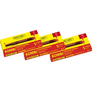 Combi Cartridge Red 3'Lü Set