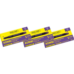 Combi Cartridge Lila 3'Lü Set