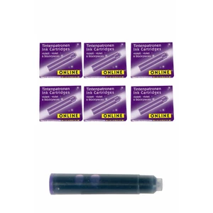 Cartridges Mürekkep Violet 6'Lı Set