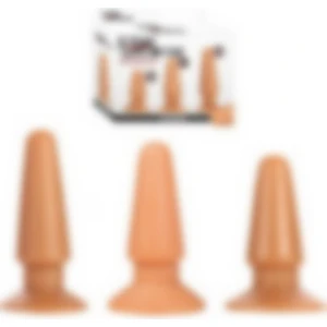 Fantasy Collect 3 Adet Farklı Boyda Realistik Anal Plug Seti