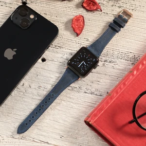 Apple Watch Uyumlu Kadın Crazy Deri Kordon 38 40 41 mm