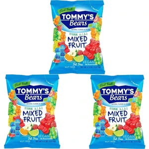 Tommy's Bears Karışık Meyveli Yumuşak Şeker 127.5 gr x 3 Adet