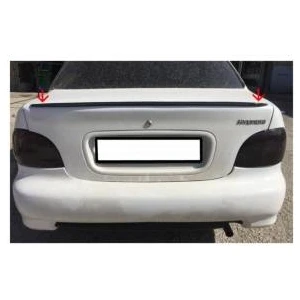 Spoiler Hyundai Accent Yumurta Kasa Bagaj Üzeri Çıta - Spoiler Pianoblack - Parlak Siyah -115 cm
