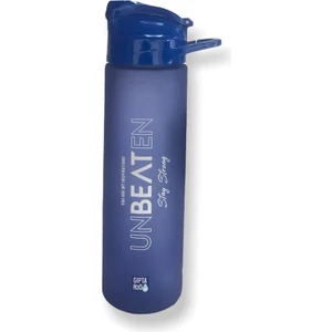 Unbeaten Tritan Pipetli Matara 600 ml Mavi