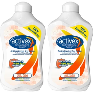 Antibakteriyel Sıvı Sabun Aktif 2x1,5lt