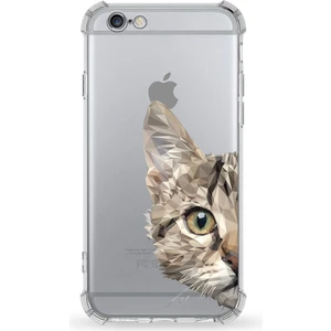 Apple iPhone 6s Plus Uyumlu Darbe Emici Antişok Kapak Vespagirl Tasarımlı Silikon Şeffaf Kılıf