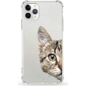 Apple iPhone 11 Pro Uyumlu Darbe Emici Antişok Kapak Vespagirl Tasarımlı Silikon Şeffaf Kılıf