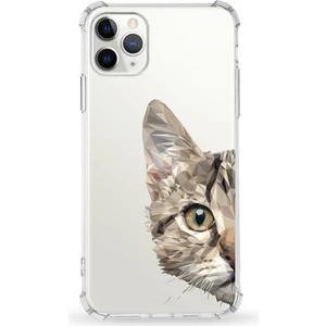 Apple iPhone 11 Pro Max Uyumlu Darbe Emici Antişok Kapak Vespagirl Tasarımlı Silikon Şeffaf Kılıf
