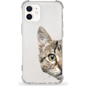 Apple iPhone 12 Mini Uyumlu Darbe Emici Antişok Kapak Vespagirl Tasarımlı Silikon Şeffaf Kılıf