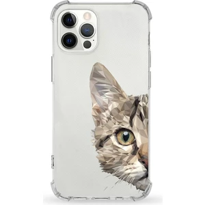 Apple iPhone 12 Pro Max Uyumlu Darbe Emici Antişok Kapak Vespagirl Tasarımlı Silikon Şeffaf Kılıf