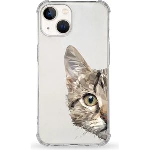 Apple iPhone 13 Uyumlu Darbe Emici Antişok Kapak Vespagirl Tasarımlı Silikon Şeffaf Kılıf