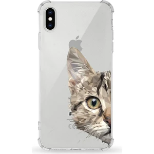 Apple iPhone Xs Max Uyumlu Darbe Emici Antişok Kapak Vespagirl Tasarımlı Silikon Şeffaf Kılıf