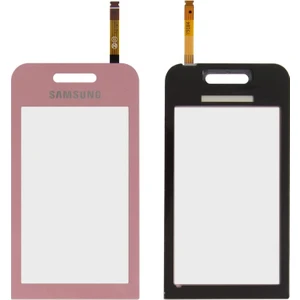 Nokta Teknik Samsung S5230 S5233 Star Dokunmatik Ön Cam Orj - Pembe