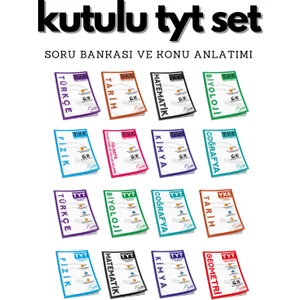 Gür Yayınları TYT Başlangıç ve Tekrar Seti  - 16 Kitap - Video Çözümlü - Konu,soru Seti  - Yeni Baskı - Kutulu Set (Ciltli)