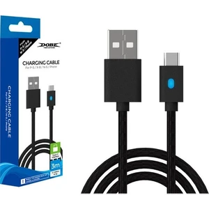 Ps5-Xbox-Swıtch Uyumlu 3m Örgülü Şarj Kablosu TY-0803