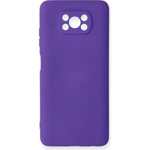 Xiaomi Poco X3 Kılıf Lansman Içi Kadife Nano Silikon - Mor