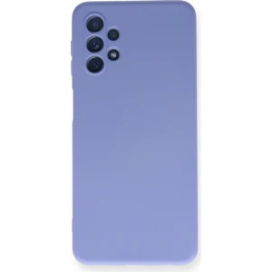 Samsung Galaxy A52S Kılıf Lansman Içi Kadife Nano Silikon - Lila