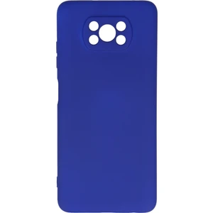 Xiaomi Poco X3 Kılıf Lansman Içi Kadife Nano Silikon - Lacivert